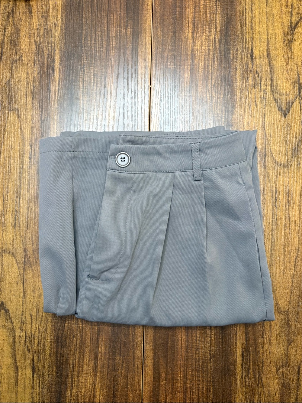 Women's Pleated Dress Pants in Grey
